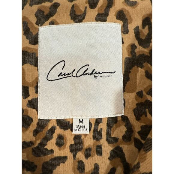 Cabi Carol Anderson By Invitation Leopard Print Jacket Womens Size Medium (117) - Picture 2 of 11